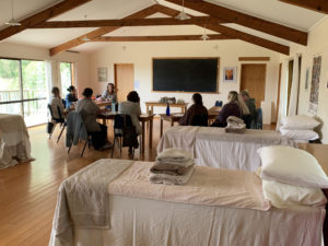 Nurses in classroom at Taruna